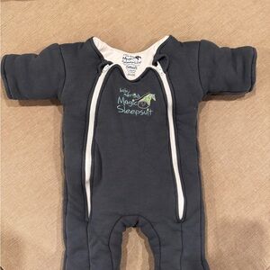 Baby Merlin's Magic Sleepsuit - Gray